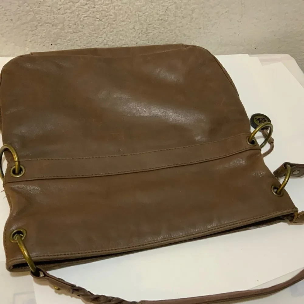 “The Sak” satchel/ crossbody brown adjustable strap